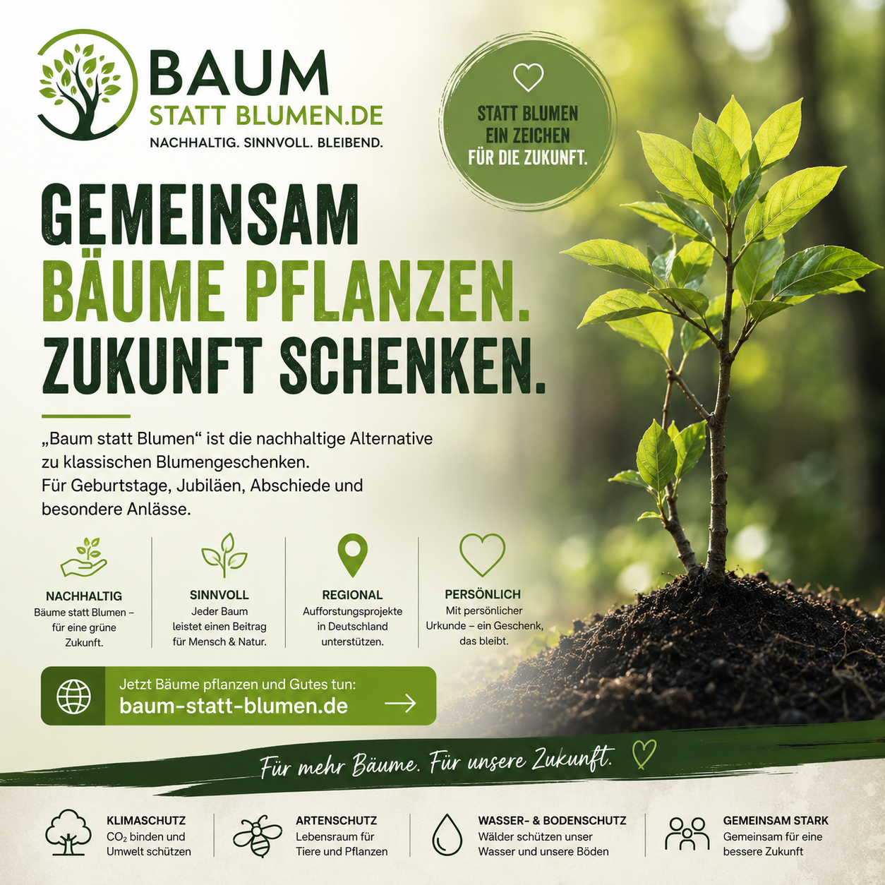 Baum statt Blumen Showcase